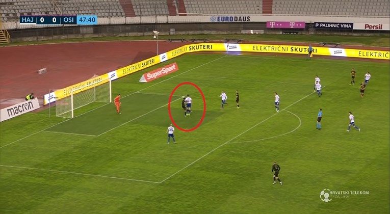 Pogledajte gol kojim je Osijek srušio Hajduk. Bio je to 20. Mierezov ove sezone