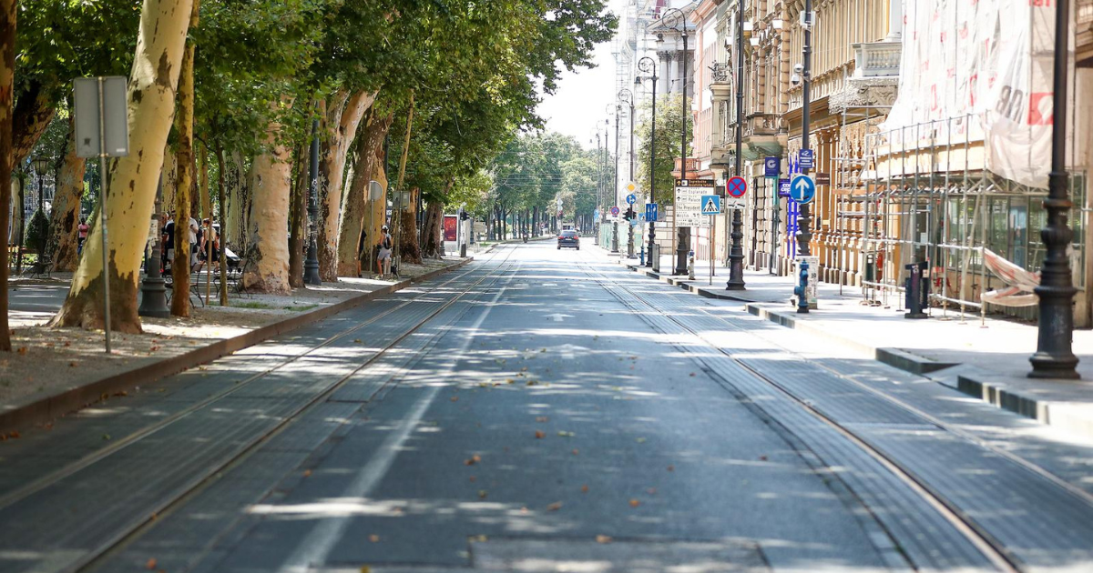 FOTO Velike vrućine ispraznile zagrebačke ulice