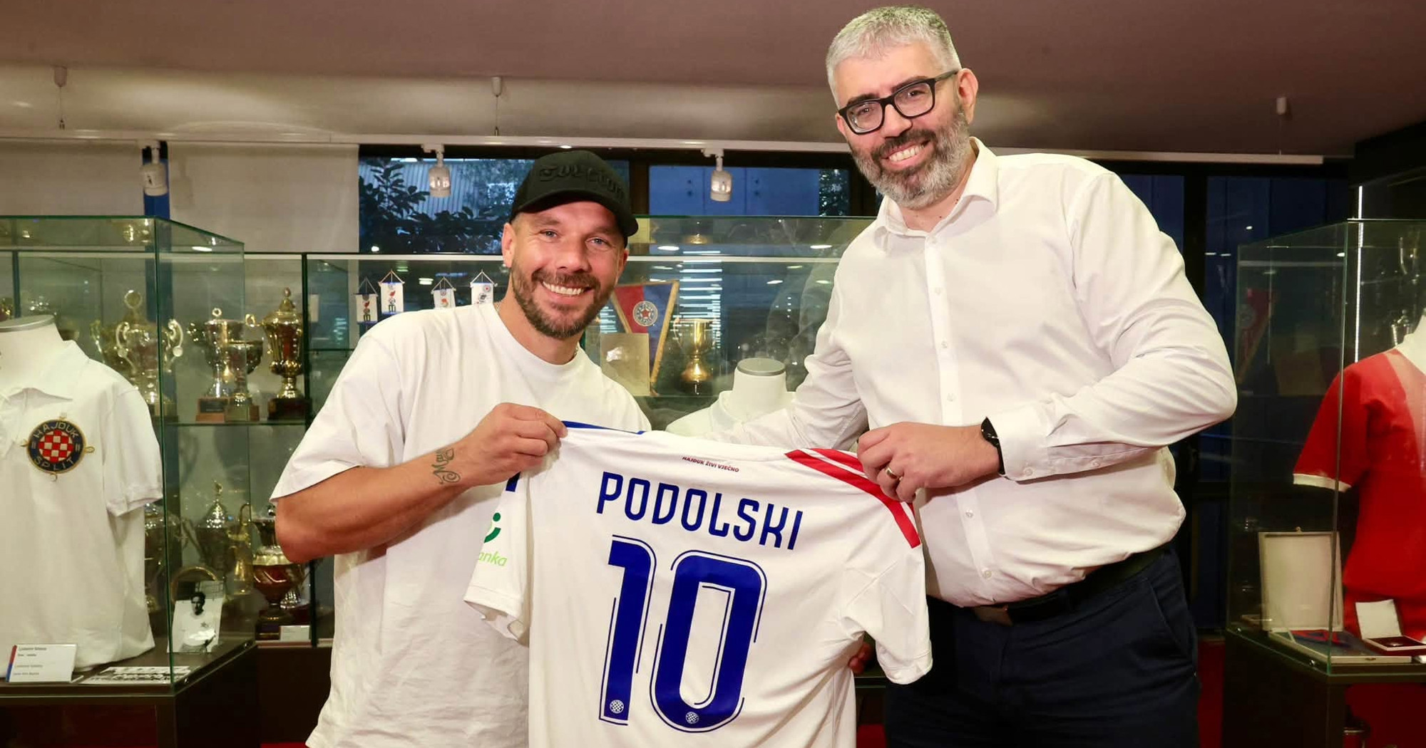 Podolski posjetio Poljud i postao član Hajduka