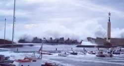 VIDEO Uragan pogodio Italiju i Grčku, donio ogromne valove: "Ne izlazite van!"