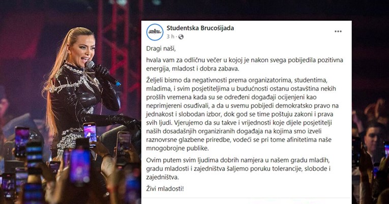 Organizatori koncerta Milice Pavlović u Osijeku: Pobijedila je mladost i pozitiva