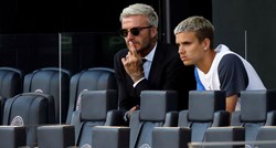Sin Davida Beckhama jučer je debitirao u profesionalnom nogometu