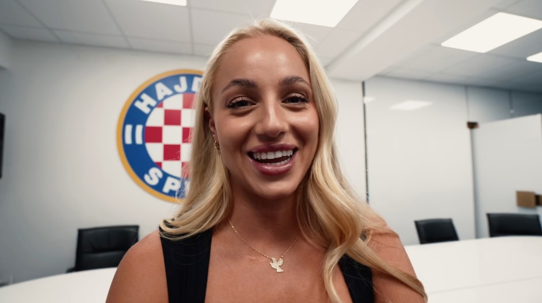Ana Maria Marković objavila video s prvog treninga u Hajduku: "Vruće je"