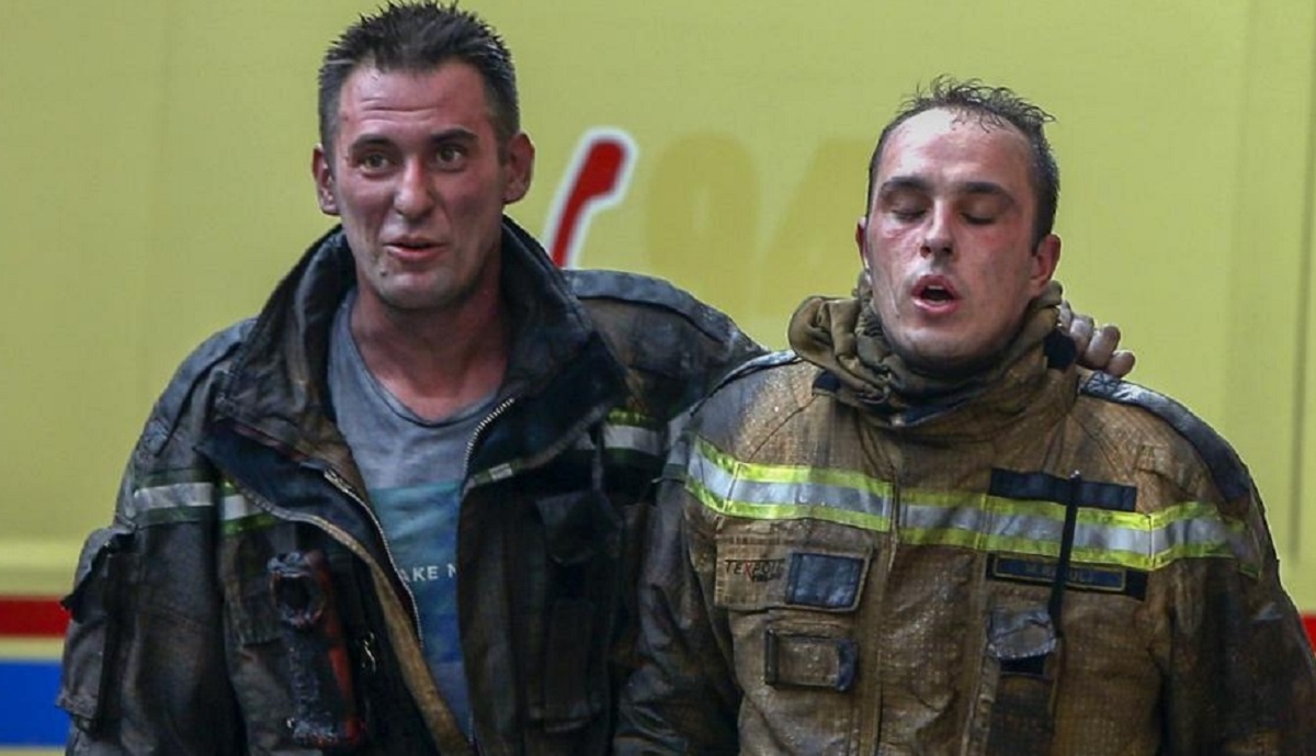 Pogledajte heroje koji su ugasili veliki požar u splitskoj zgradi