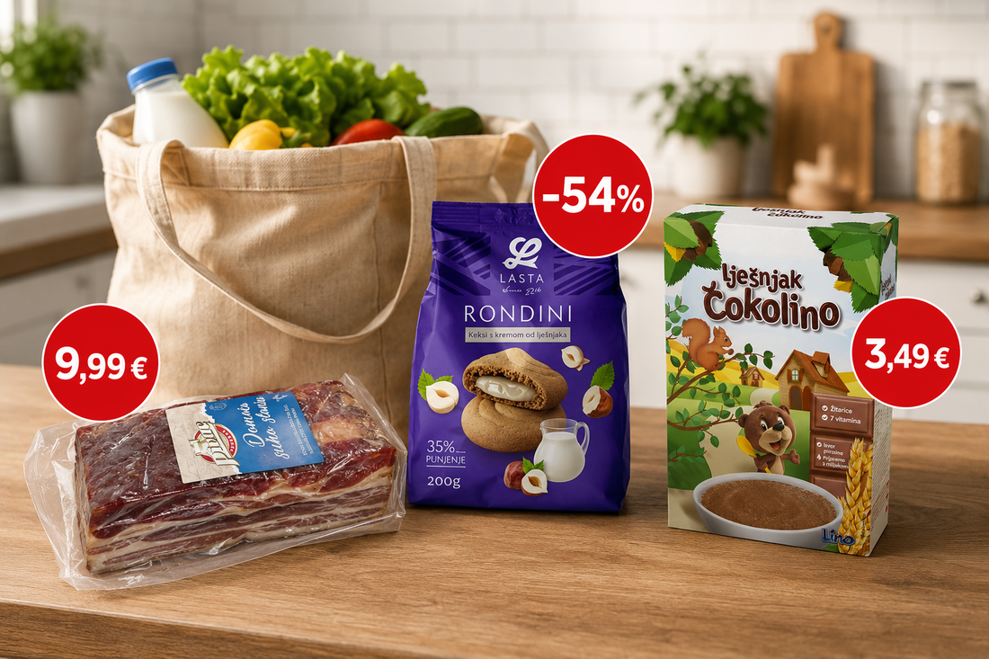 Slanina Pivac 10 eura, Čokolino 3,49: Ovo su danas najbolje akcije u trgovinama
