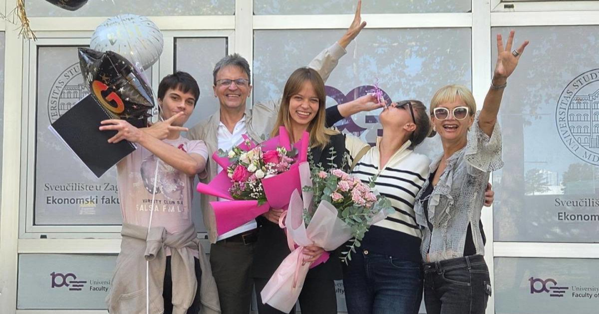 Kći Saše Kopljara diplomirala na Ekonomskom fakultetu, ponosni tata objavio fotku