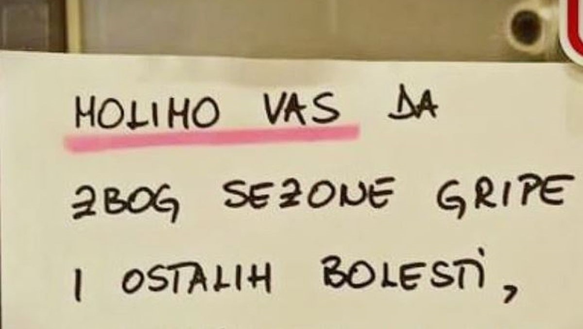Tužno je što je kladionica u Dalmaciji morala zamoliti mušterije u vrijeme korone