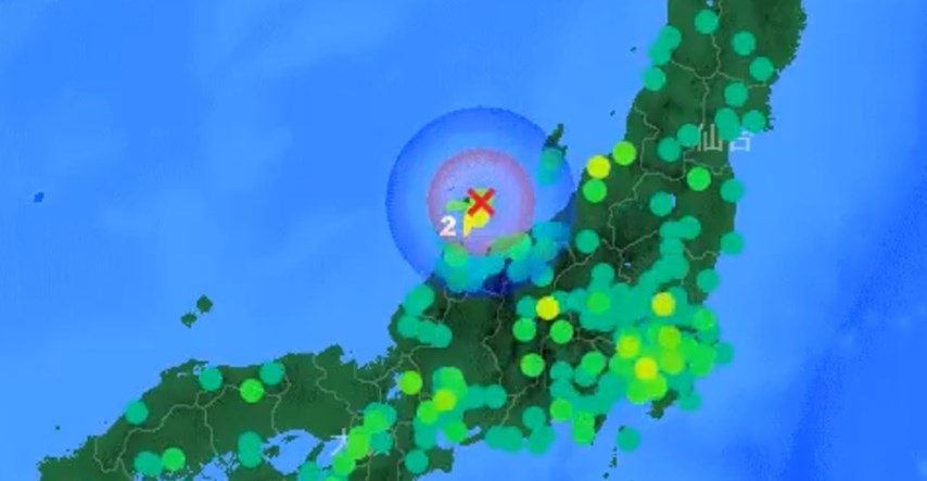 Potres magnitude 5.9 u središnjem dijelu Japana, nema uzbune za cunami