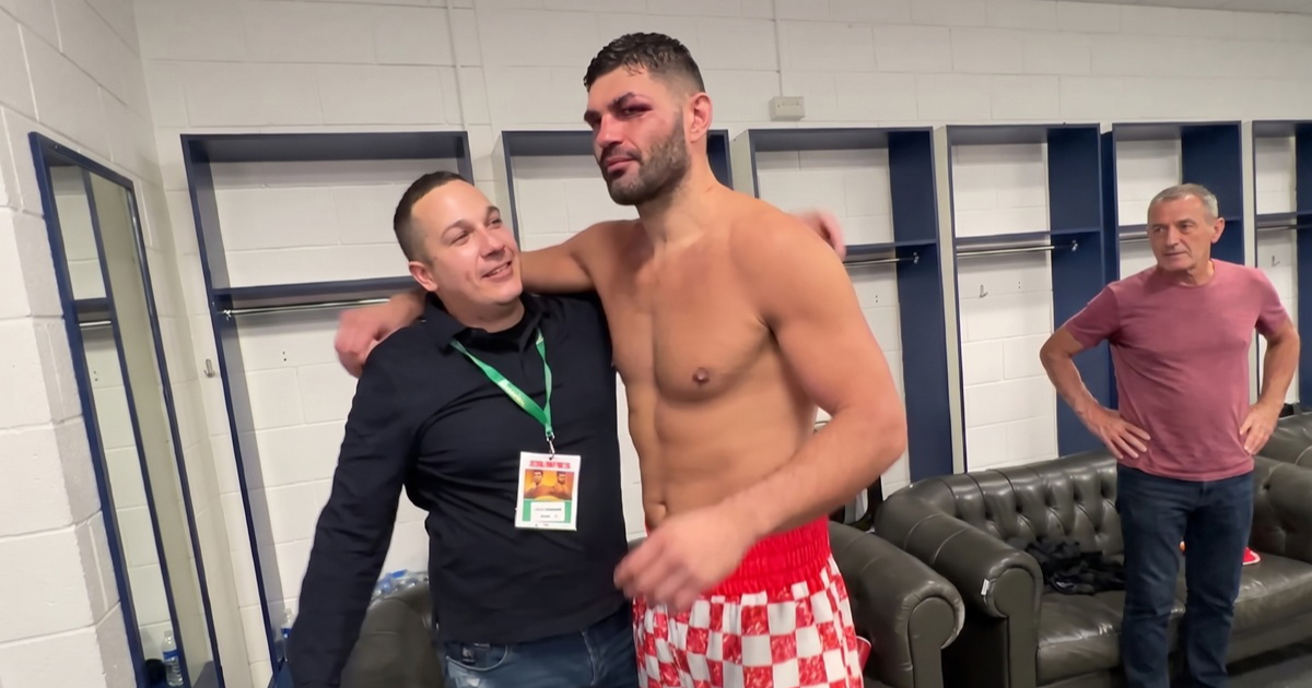 VIDEO Hrgović u svlačionici grli najmilije: Kume, spasit ću te svih dugova