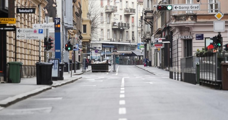 FOTO Ulice hrvatskih gradova su potpuno puste
