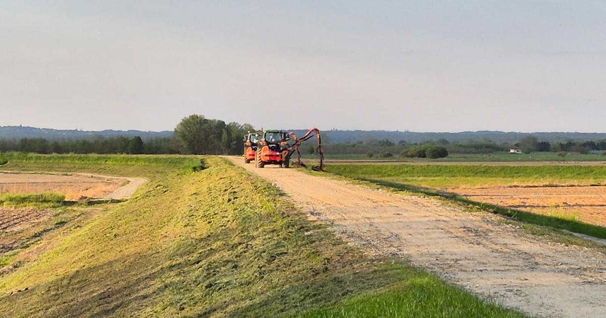 FOTO U Nedelišću otvoren nasip vrijedan više od 5 milijuna eura