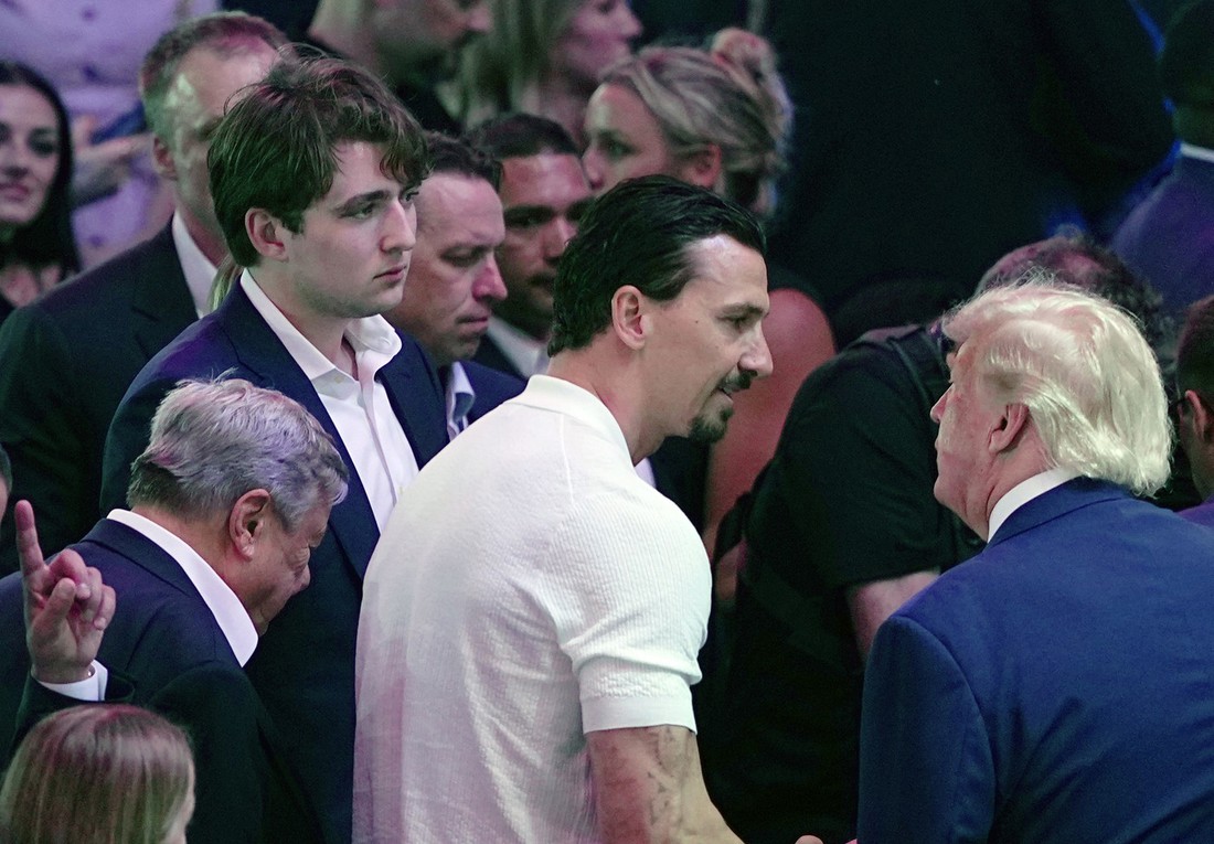 Izgled Barrona Trumpa na UFC borbi izazvao komentare: "Što nije u redu s tim dečkom?"