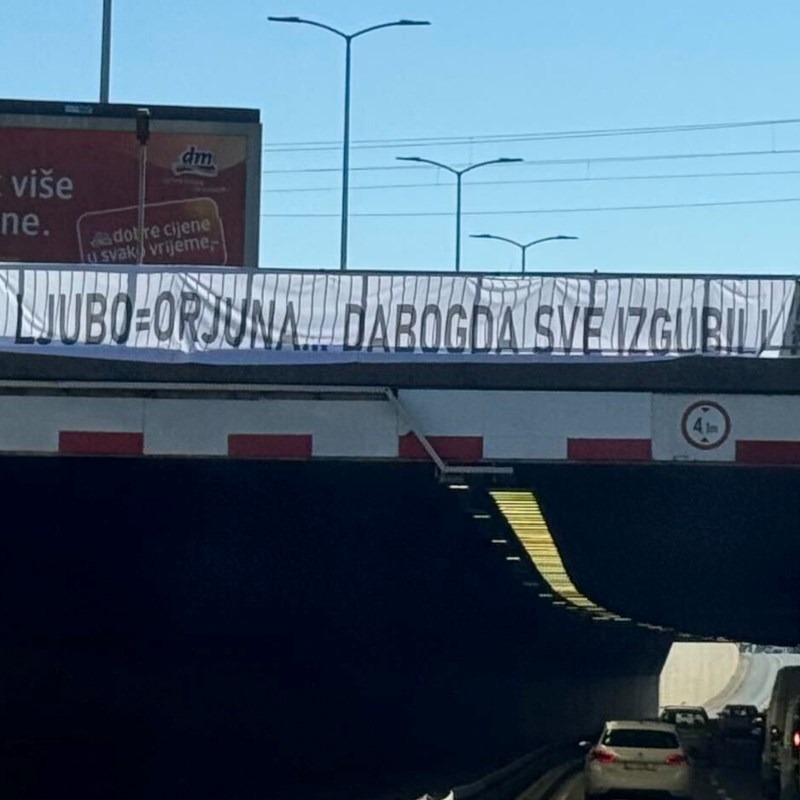 U Zagrebu osvanula poruka za Pavasovića Viskovića: Dabogda sve izgubili