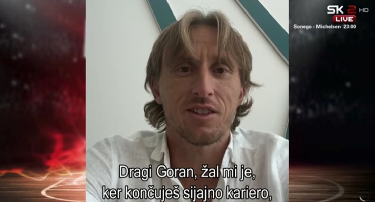 Modrić video pozivom prekinuo oproštajnu utakmicu Gorana Dragića i zaradio ovacije