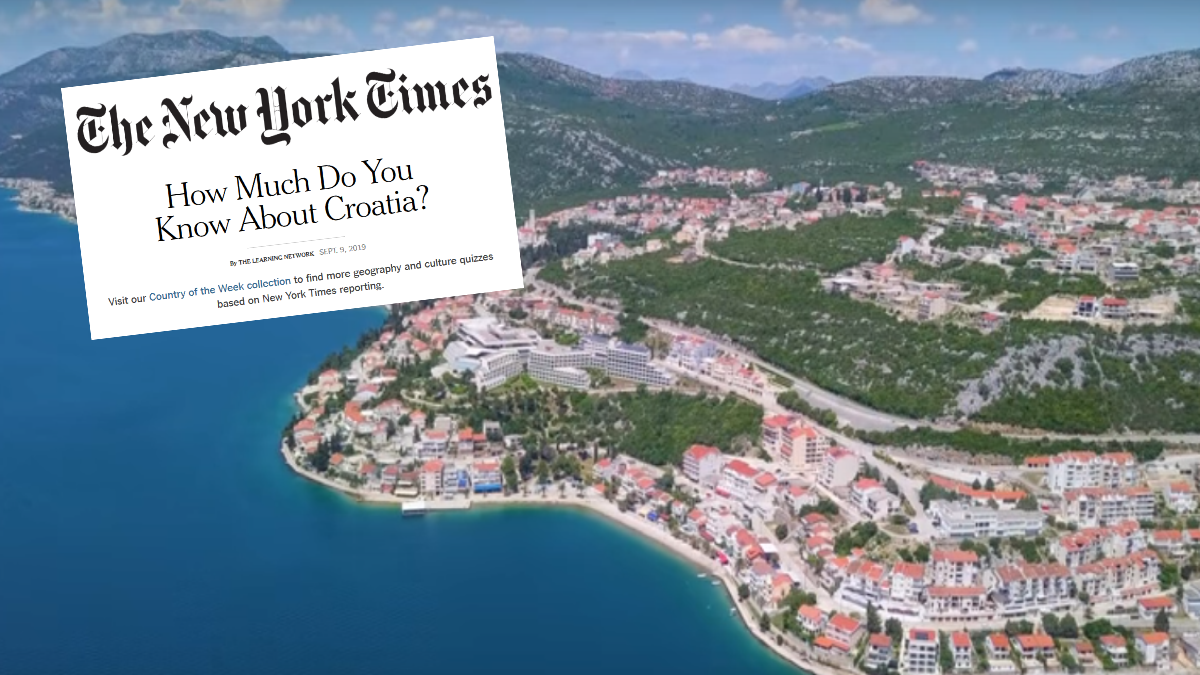 New York Times objavio kviz o Hrvatskoj: Iznenadit će vas što Amerikanci znaju