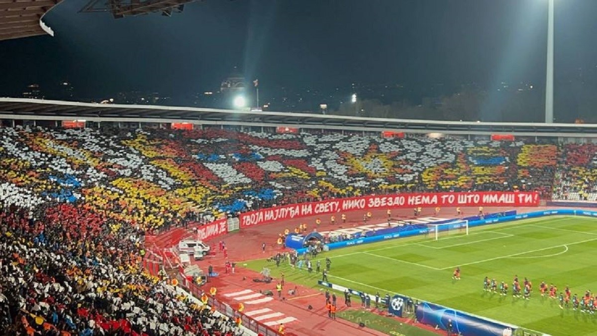 Delije preko cijele Marakane prikazali zloglasni dio stadiona