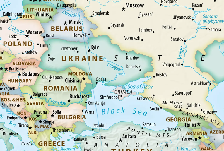 Ukrajina bijesna zbog nove karte svijeta. "Potpuno neprihvatljivo"