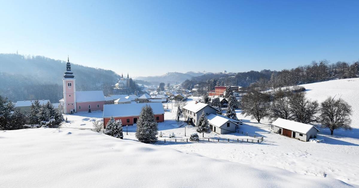 FOTO  Štrigova je jutros bila najhladnije mjesto u Hrvatskoj
