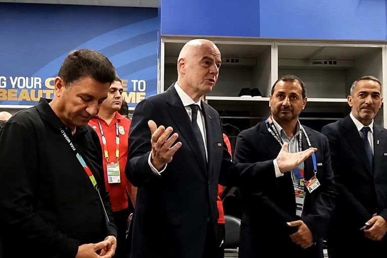 Iran se žali na tretman u SAD-u, Infantino im ušao u svlačionicu. Evo što je rekao