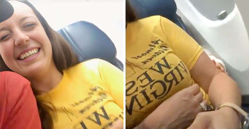 Žena snimila reakciju na dijete koje ju je diralo tijekom leta, ljudi su podijeljeni