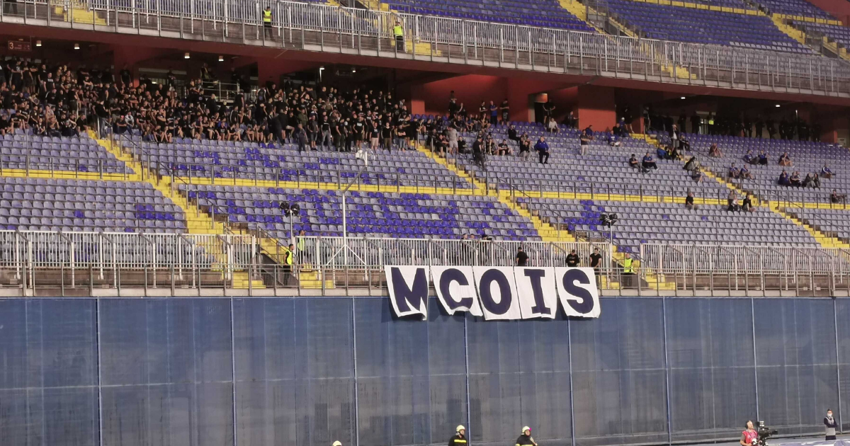 Pogledajte transparent koji su Boysi donijeli Mamiću na Sjever