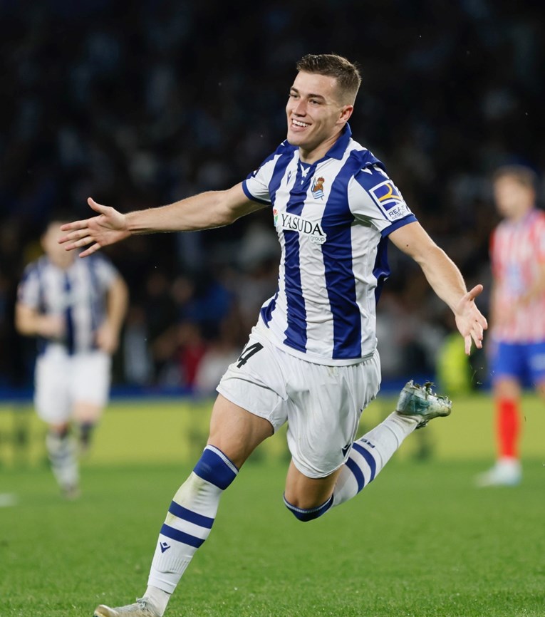 Sučić je dugo zakucan za klupu Sociedada. Pogledajte prvi gol nakon 10 mjeseci