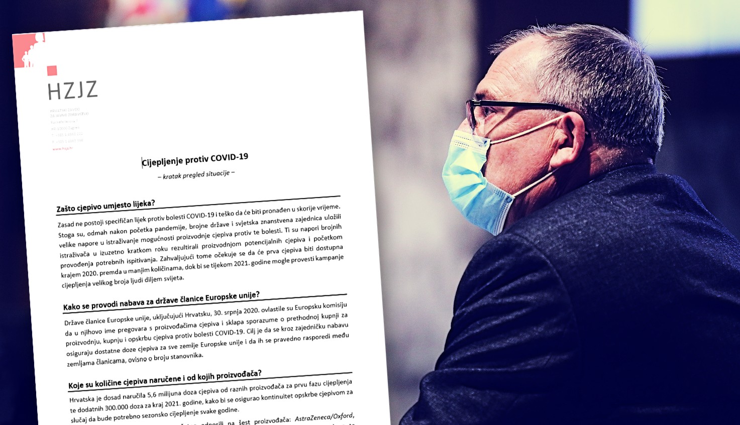 Stožer objavio detalje o cjepivima