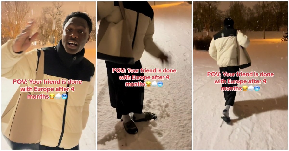 Pao snijeg, Farouk odlučio: "Što je ovo? Vraćam se u Afriku"