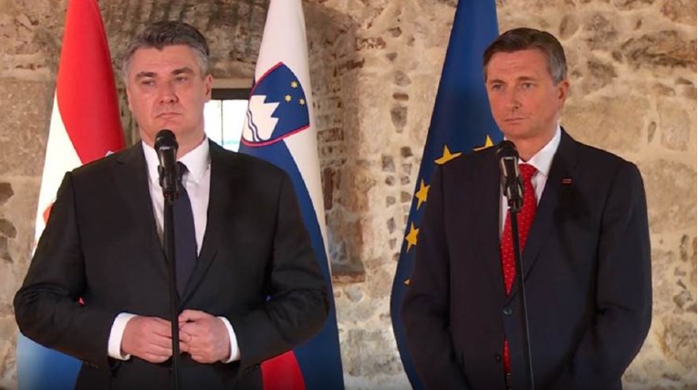 Milanović i Pahor komentirali napade Slovenije na Hrvatsku: "Ima jedna fraza..."
