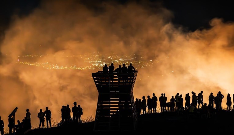 Kuće kod Splita obranjene od požara. "Situacija je puno bolja nego noćas"