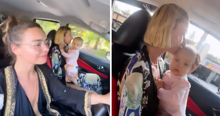 "Toliko gluposti u jednom videu": Majku napali zbog vožnje bebe bez autosjedalice