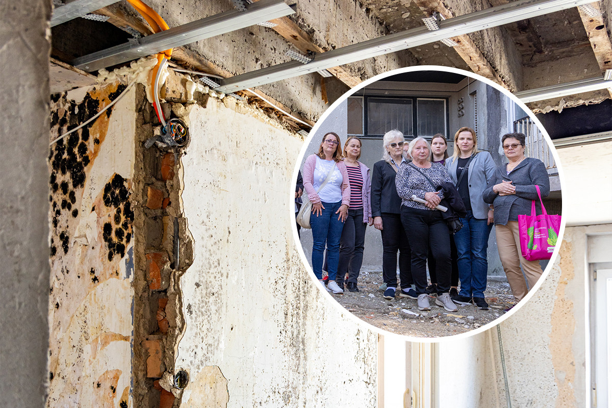 FOTO Ovako izgleda obnova u Sisku. Izvođač im potpuno devastirao zgradu pa otišao
