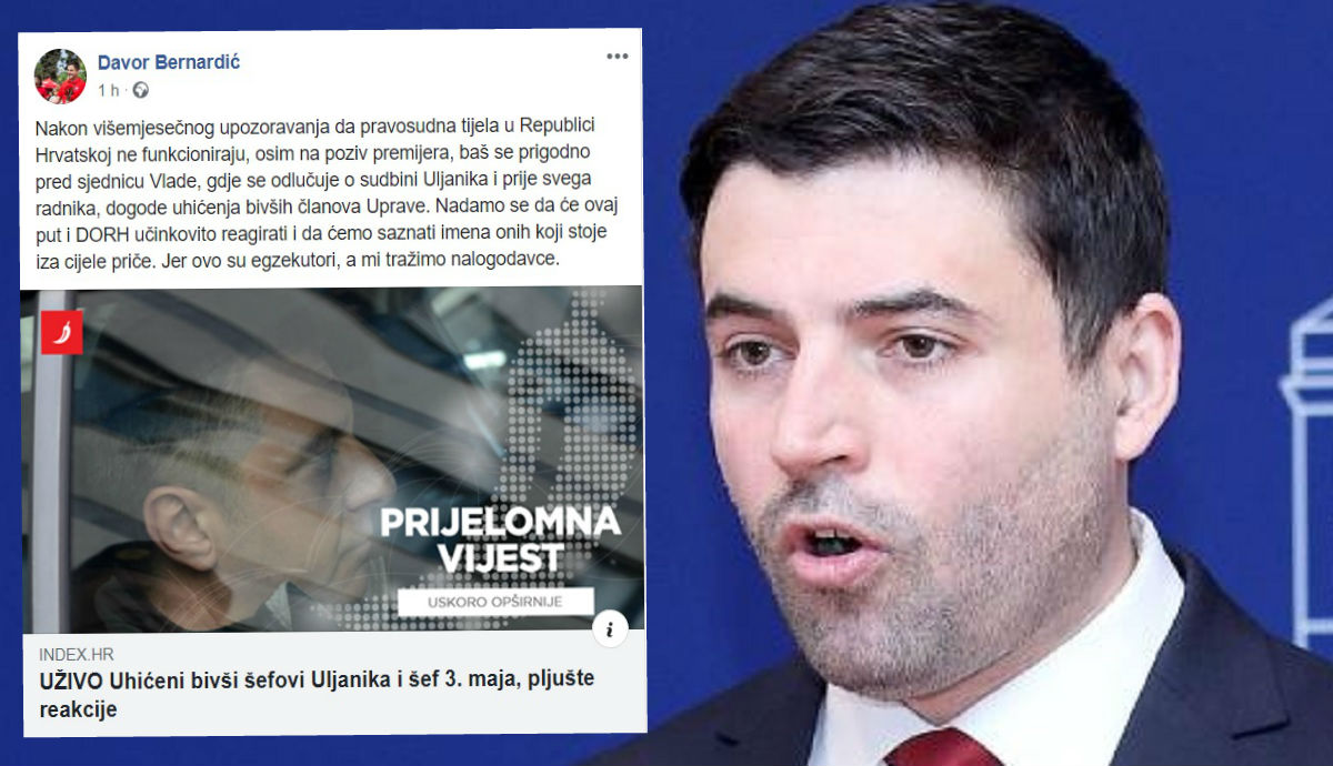 Bernardić komentirao uhićenja u Uljaniku: "Baš prigodno..."