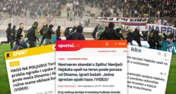 Regionalni mediji za opis divljanja u Splitu koriste istu riječ. Evo što pišu