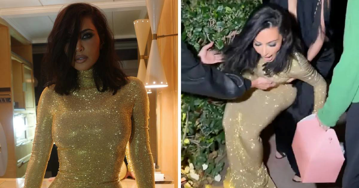 Kim zamalo pala u štiklama od 20 cm pri dolasku na oskarovski party, objavila snimku