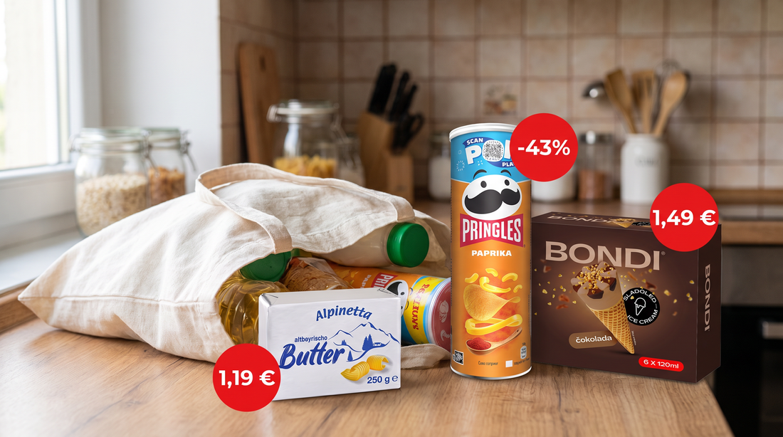Najbolje cijene danas: Alpinetta maslac već od 1 €, Bondi sladoled na super popustu