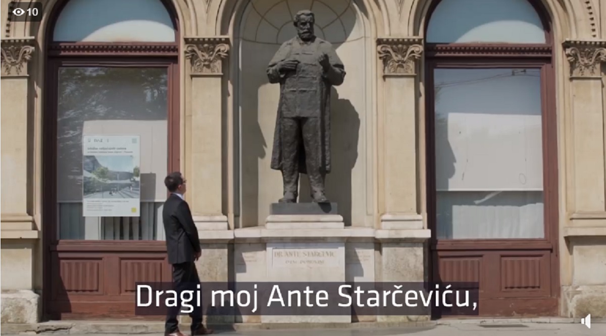 Bunjac objavio video u kojem priča s Antom Starčevićem