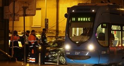 Tramvaj se sudario s autom u Zagrebu