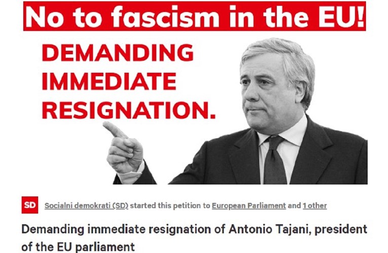 Peticiju za Tajanijevu ostavku potpisalo 8000 ljudi