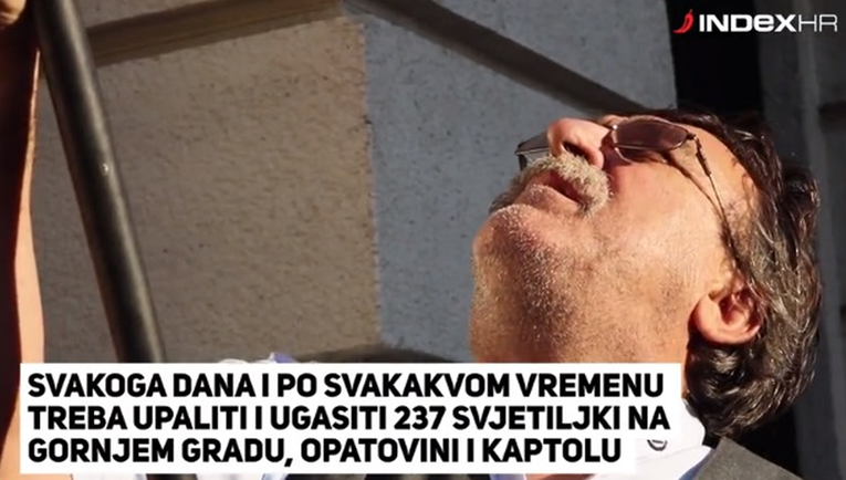 Nažigač Joža: Upoznajte čovjeka koji već godinama ručno pali rasvjetu u Zagrebu