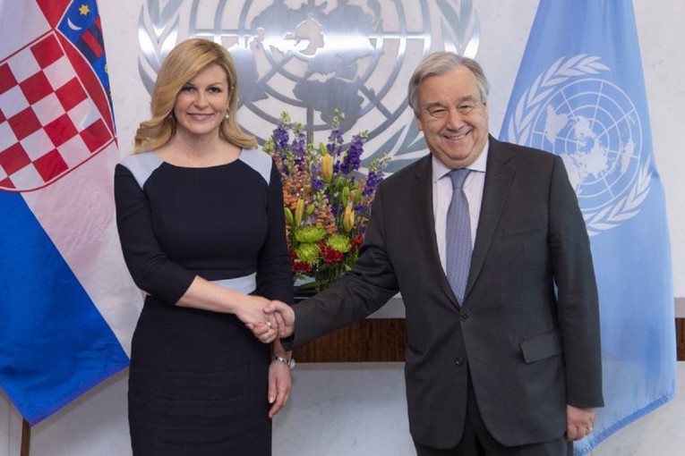 Kolinda se sastala s glavnim tajnikom UN-a