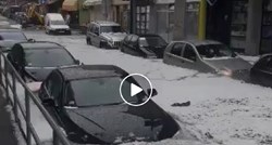 Nakon oluje po ulicama Srbije pluta hrpa leda, pogledajte snimke