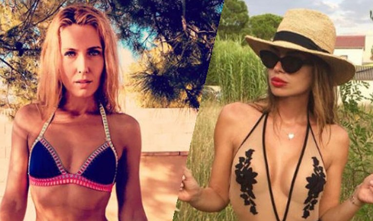 Slavne Hrvatice uživaju na obali i obožavaju se fotkati u bikinijima