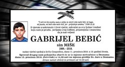 Počinje suđenje zbog smrti dječaka Gabrijela Bebića