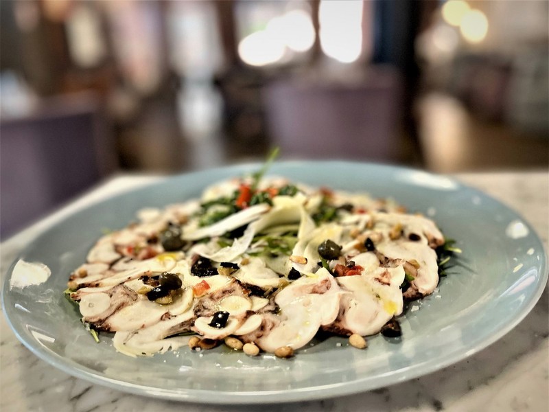 Carpaccio hobotnice 