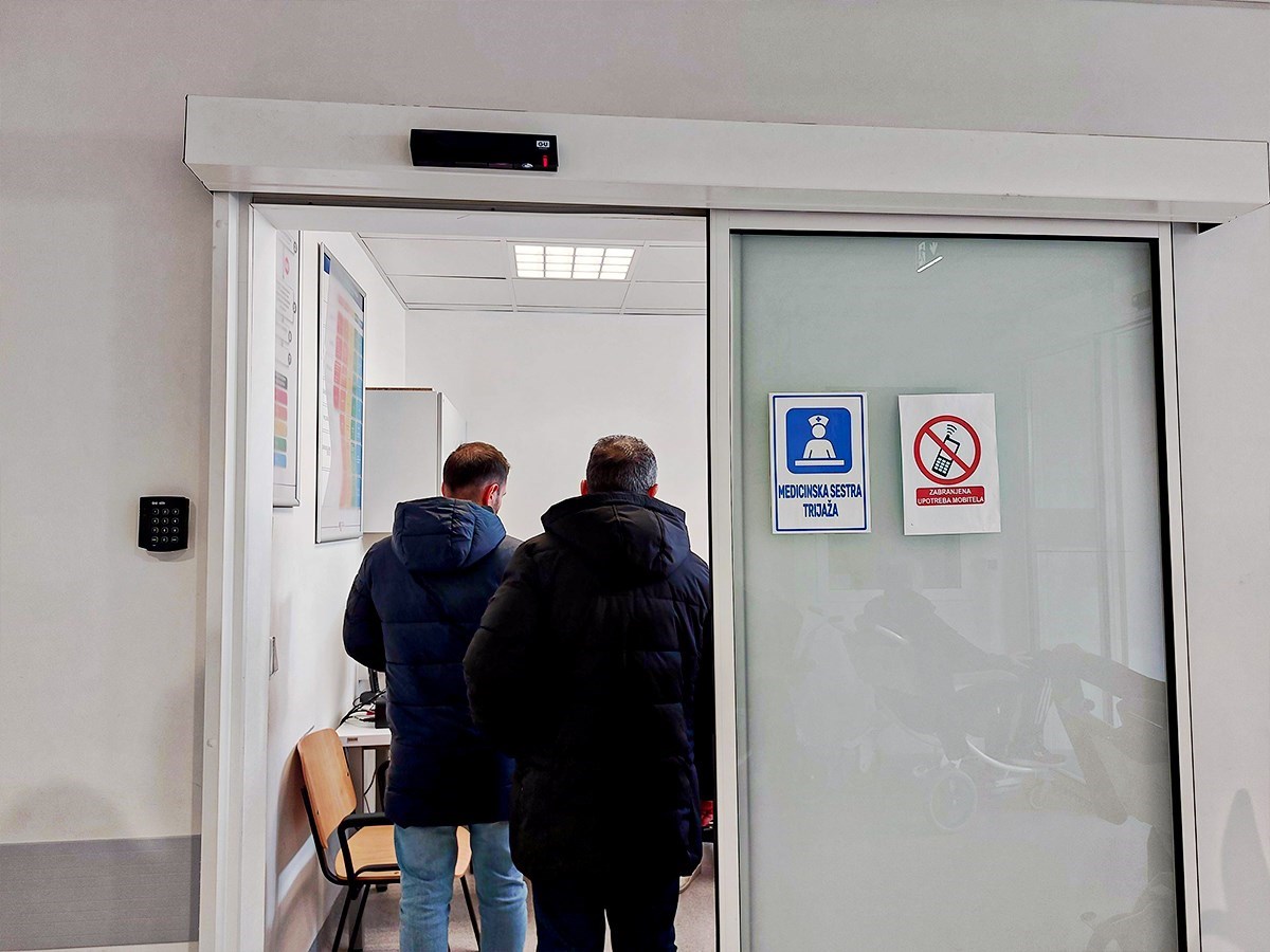 Medicinska trijaža gdje se određuje hitnost stanja pacijenta.