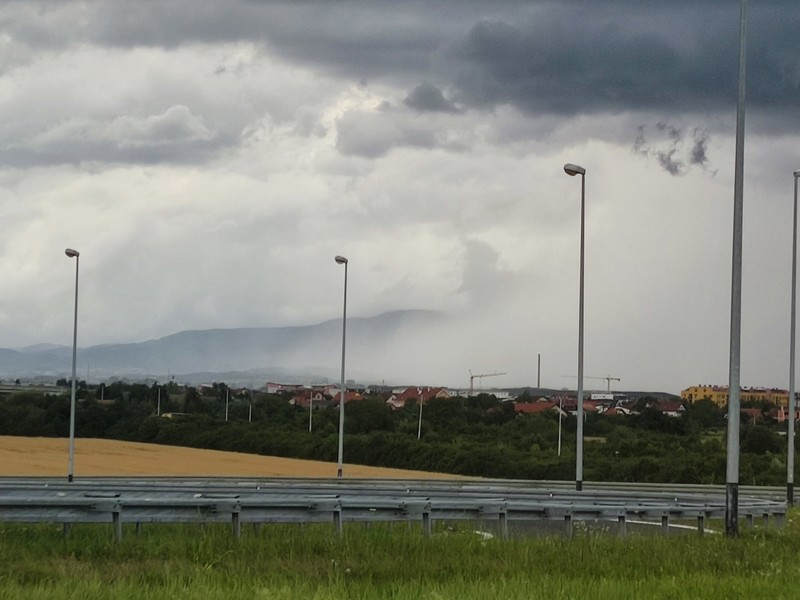 Pogled na Zagreb iz Velike Gorice