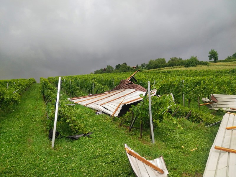 Nevrijeme u Hrastini kod Zaprešića
