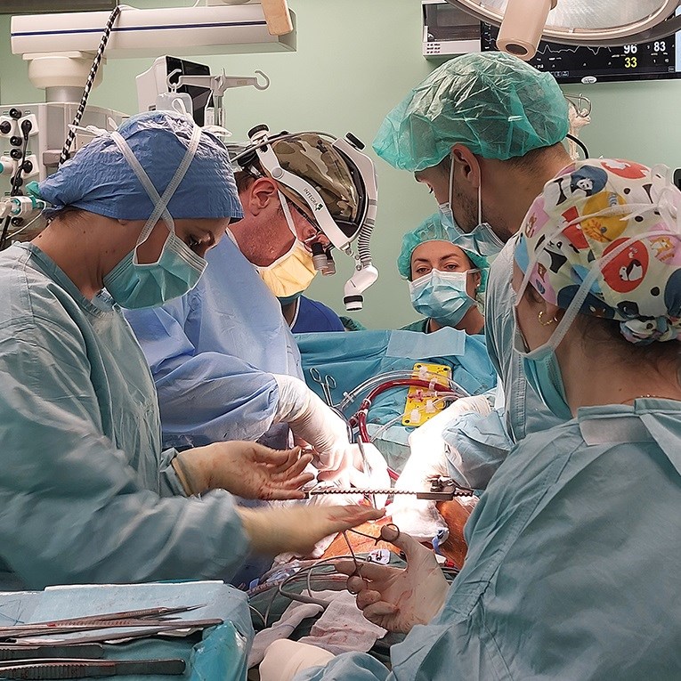 Splitski tim tijekom operacije srca