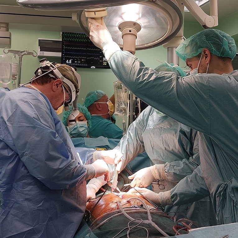 Splitski tim tijekom operacije srca
